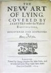 MASON, HENRY. The New Art of Lying, covered by Jesuites under the Vaile of Equivocation.  1624